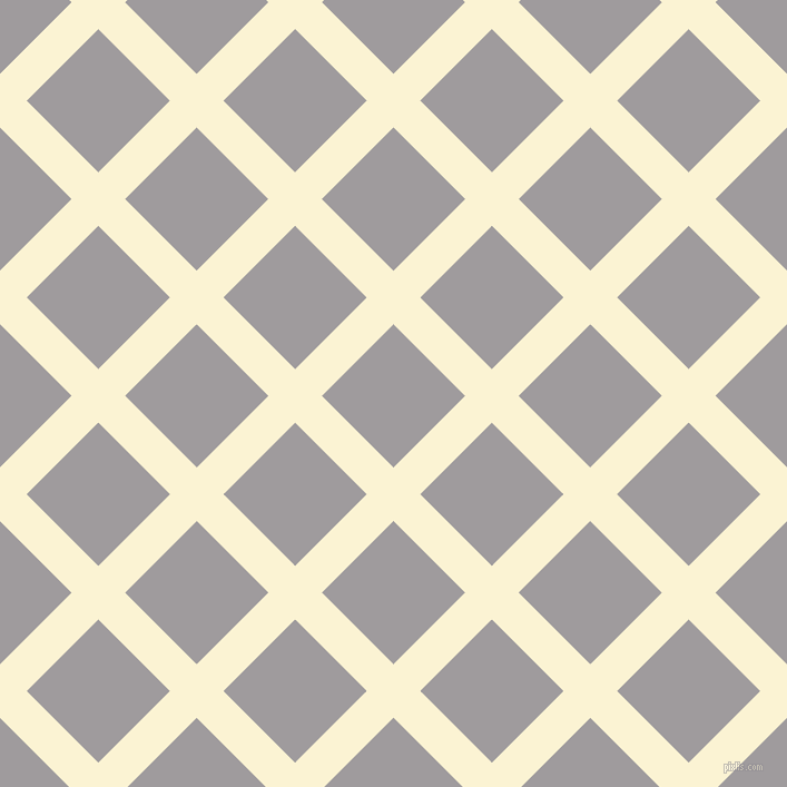 45/135 degree angle diagonal checkered chequered lines, 34 pixel lines width, 91 pixel square size, China Ivory and Shady Lady plaid checkered seamless tileable