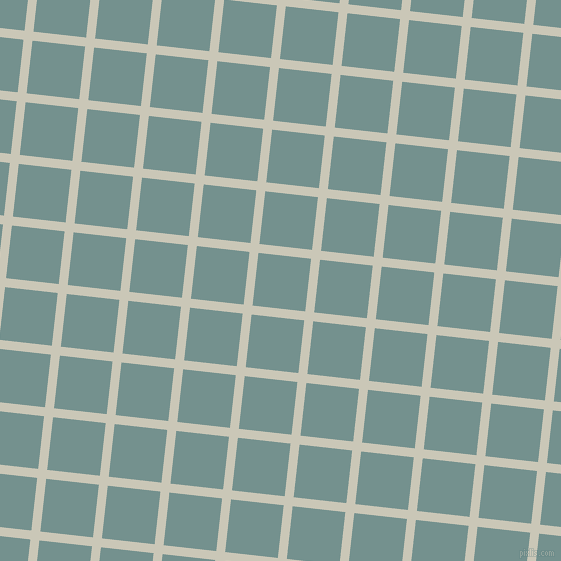 84/174 degree angle diagonal checkered chequered lines, 9 pixel line width, 53 pixel square size, Chrome White and Juniper plaid checkered seamless tileable
