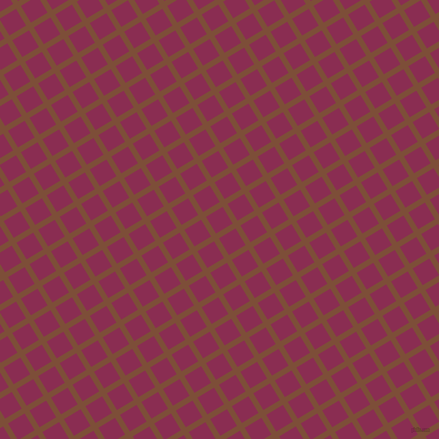 31/121 degree angle diagonal checkered chequered lines, 11 pixel line width, 38 pixel square size, Cigar and Rose Bud Cherry plaid checkered seamless tileable