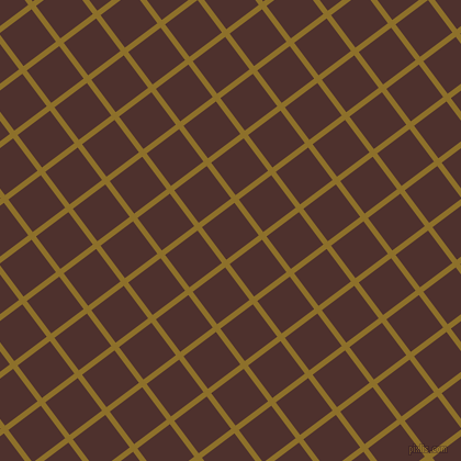 37/127 degree angle diagonal checkered chequered lines, 5 pixel line width, 37 pixel square size, Corn Harvest and Espresso plaid checkered seamless tileable