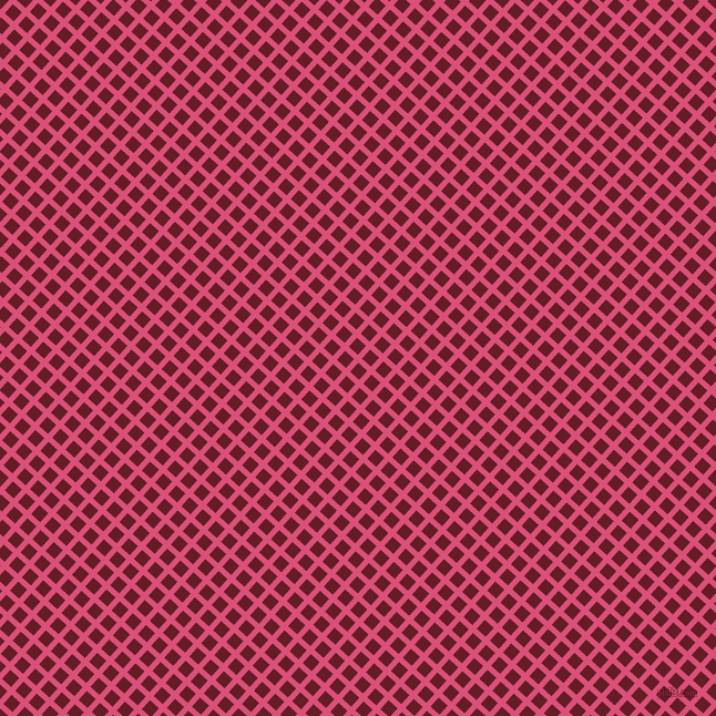 48/138 degree angle diagonal checkered chequered lines, 5 pixel lines width, 11 pixel square size, Cranberry and Pohutukawa plaid checkered seamless tileable