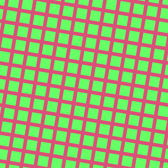 81/171 degree angle diagonal checkered chequered lines, 14 pixel line width, 40 pixel square size, Cranberry and Screamin