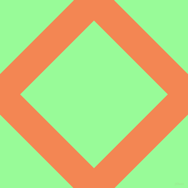 45/135 degree angle diagonal checkered chequered lines, 112 pixel lines width, 410 pixel square size, Crusta and Pale Green plaid checkered seamless tileable