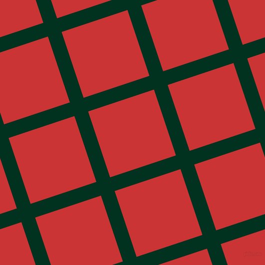 18/108 degree angle diagonal checkered chequered lines, 29 pixel lines width, 139 pixel square size, Dark Green and Mahogany plaid checkered seamless tileable