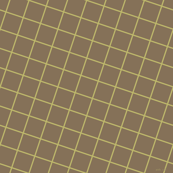 72/162 degree angle diagonal checkered chequered lines, 4 pixel line width, 56 pixel square size, Dark Khaki and Cement plaid checkered seamless tileable
