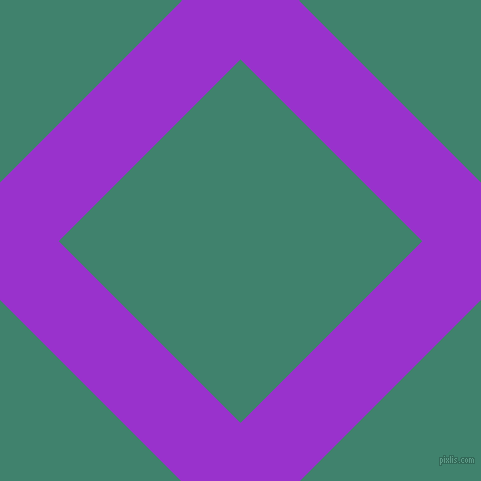 45/135 degree angle diagonal checkered chequered lines, 83 pixel lines width, 257 pixel square size, Dark Orchid and Viridian plaid checkered seamless tileable