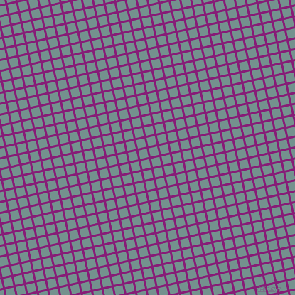 13/103 degree angle diagonal checkered chequered lines, 3 pixel lines width, 12 pixel square size, Dark Purple and Juniper plaid checkered seamless tileable