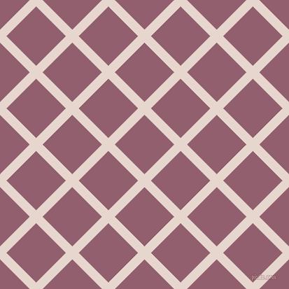 45/135 degree angle diagonal checkered chequered lines, 13 pixel lines width, 60 pixel square size, Dawn Pink and Mauve Taupe plaid checkered seamless tileable