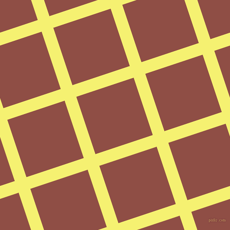 18/108 degree angle diagonal checkered chequered lines, 25 pixel line width, 123 pixel square size, Dolly and El Salva plaid checkered seamless tileable