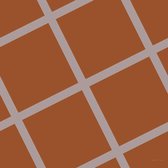 27/117 degree angle diagonal checkered chequered lines, 27 pixel lines width, 219 pixel square size, Dusty Grey and Hawaiian Tan plaid checkered seamless tileable