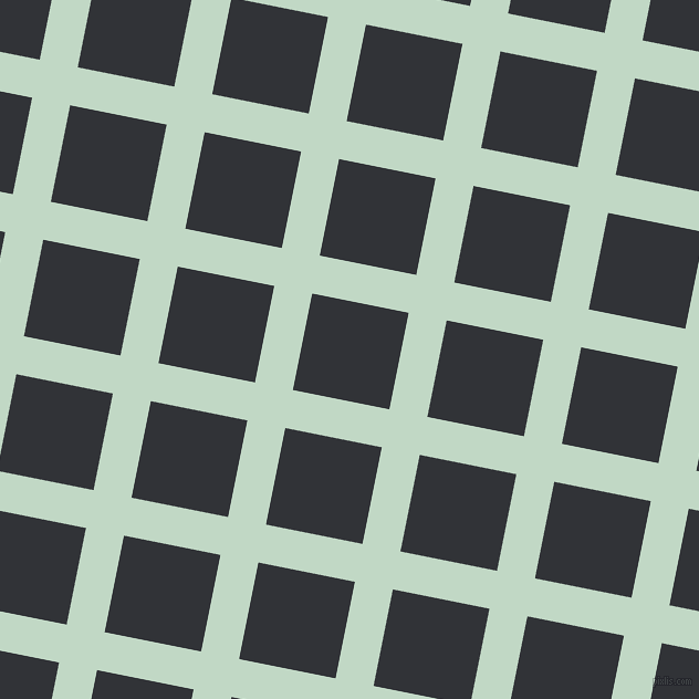 79/169 degree angle diagonal checkered chequered lines, 35 pixel lines width, 89 pixel square size, Edgewater and Ebony plaid checkered seamless tileable