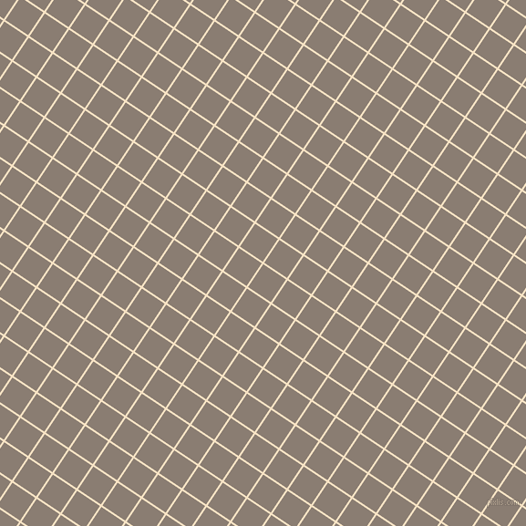 56/146 degree angle diagonal checkered chequered lines, 2 pixel lines width, 30 pixel square size, Egg Sour and Americano plaid checkered seamless tileable