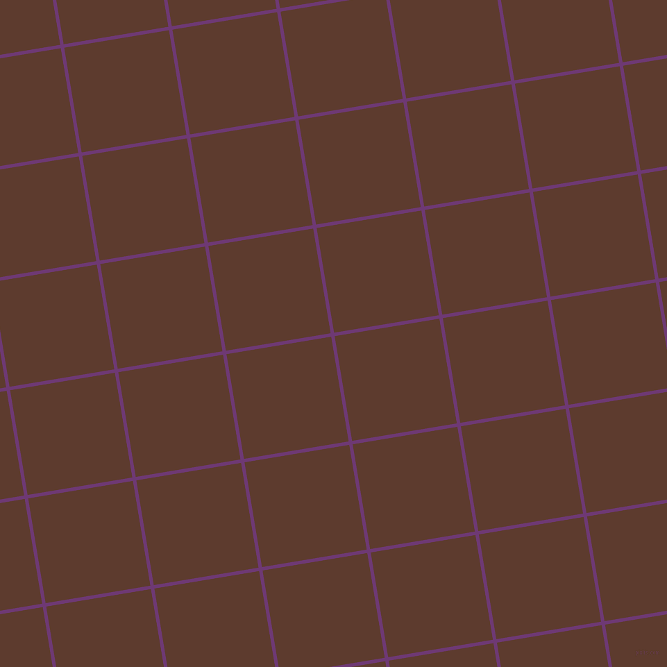 9/99 degree angle diagonal checkered chequered lines, 5 pixel lines width, 153 pixel square size, Eminence and Cioccolato plaid checkered seamless tileable