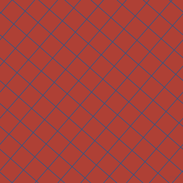 49/139 degree angle diagonal checkered chequered lines, 2 pixel lines width, 57 pixel square size, Endeavour and Medium Carmine plaid checkered seamless tileable