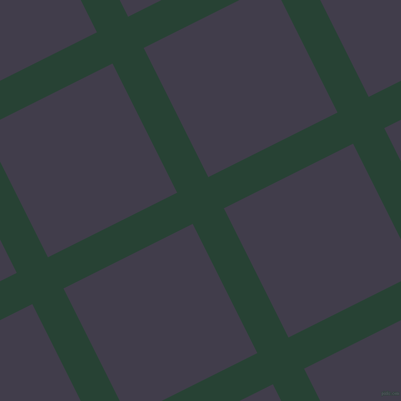 27/117 degree angle diagonal checkered chequered lines, 69 pixel lines width, 286 pixel square size, English Holly and Grape plaid checkered seamless tileable