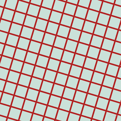 73/163 degree angle diagonal checkered chequered lines, 5 pixel line width, 34 pixel square size, Fire Brick and Iceberg plaid checkered seamless tileable
