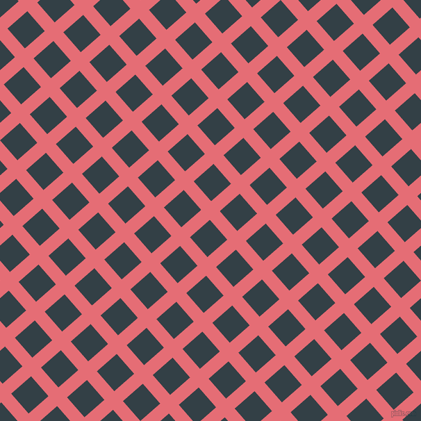 41/131 degree angle diagonal checkered chequered lines, 19 pixel line width, 38 pixel square size, Froly and Big Stone plaid checkered seamless tileable