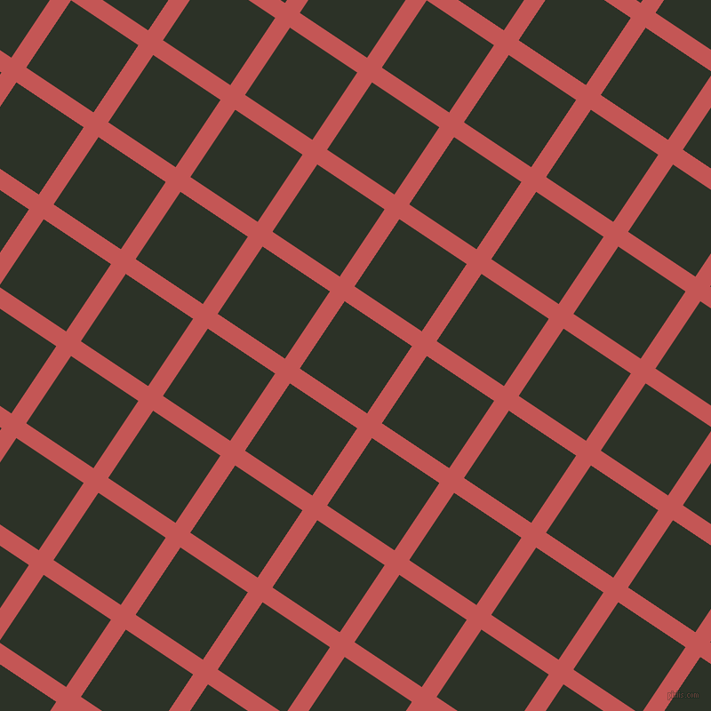 56/146 degree angle diagonal checkered chequered lines, 20 pixel line width, 91 pixel square size, Fuzzy Wuzzy Brown and Black Forest plaid checkered seamless tileable