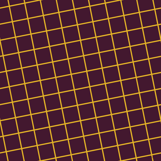 11/101 degree angle diagonal checkered chequered lines, 5 pixel lines width, 60 pixel square size, Gold Tips and Blackberry plaid checkered seamless tileable
