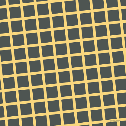6/96 degree angle diagonal checkered chequered lines, 9 pixel line width, 37 pixel square size, Golden Glow and Cape Cod plaid checkered seamless tileable
