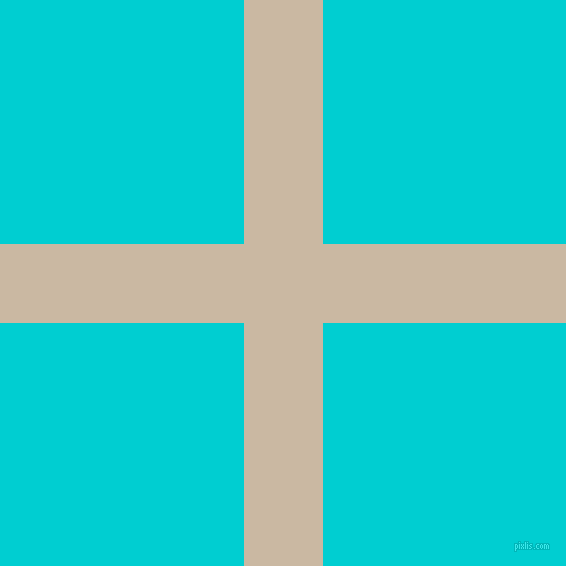 checkered chequered horizontal vertical lines, 79 pixel line width, 487 pixel square size, Grain Brown and Dark Turquoise plaid checkered seamless tileable