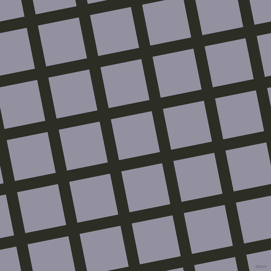 11/101 degree angle diagonal checkered chequered lines, 38 pixel line width, 139 pixel square size, Green Waterloo and Grey Suit plaid checkered seamless tileable