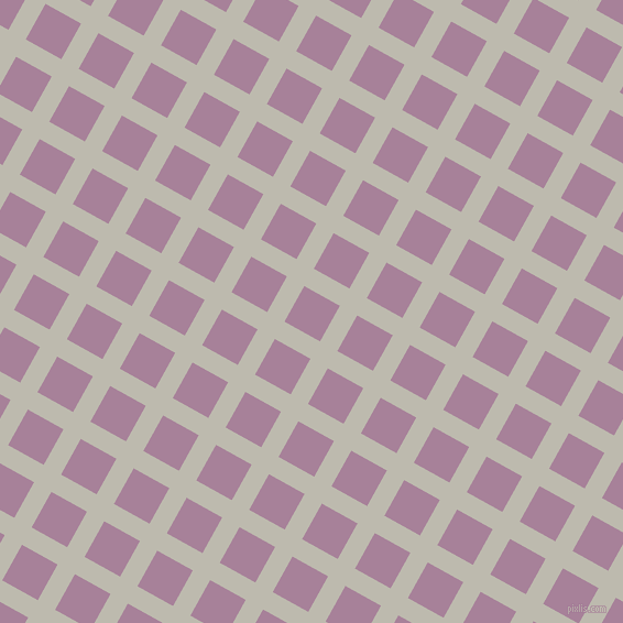 61/151 degree angle diagonal checkered chequered lines, 18 pixel line width, 37 pixel square size, Grey Nickel and Bouquet plaid checkered seamless tileable