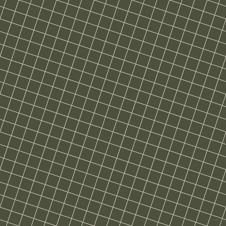 72/162 degree angle diagonal checkered chequered lines, 2 pixel line width, 36 pixel square size, Grey Nickel and Kelp plaid checkered seamless tileable