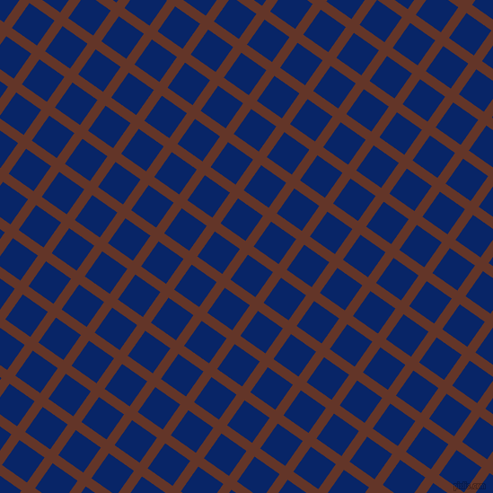 55/145 degree angle diagonal checkered chequered lines, 11 pixel lines width, 34 pixel square size, Hairy Heath and Sapphire plaid checkered seamless tileable