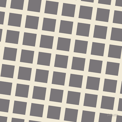 82/172 degree angle diagonal checkered chequered lines, 15 pixel line width, 42 pixel square size, Half Pearl Lusta and Monsoon plaid checkered seamless tileable