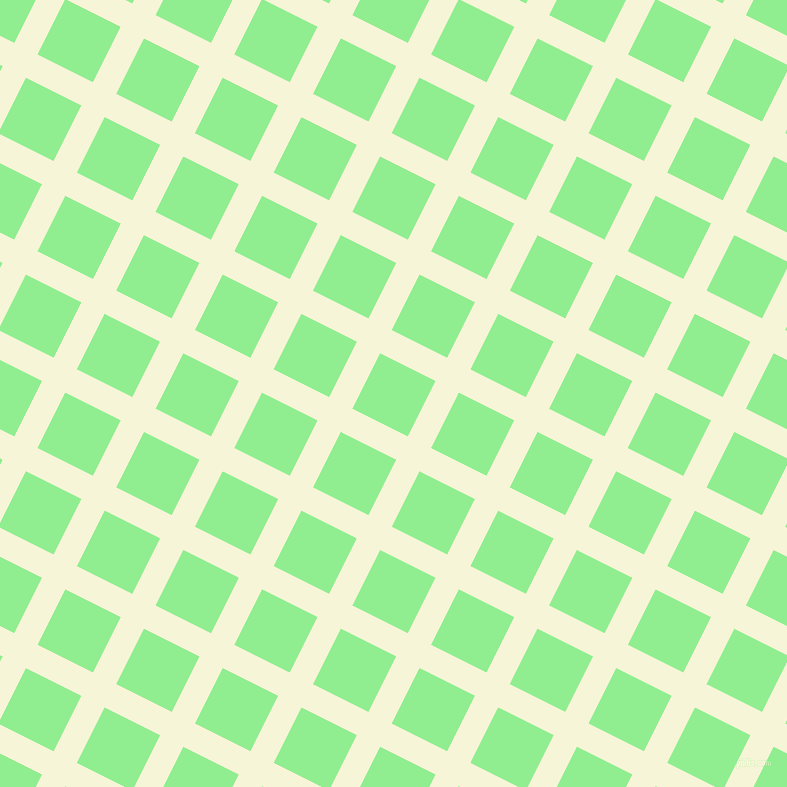 63/153 degree angle diagonal checkered chequered lines, 26 pixel lines width, 62 pixel square size, Hint Of Yellow and Light Green plaid checkered seamless tileable