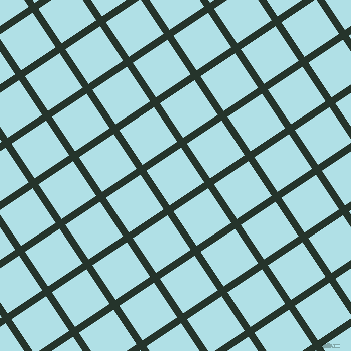 34/124 degree angle diagonal checkered chequered lines, 14 pixel lines width, 83 pixel square size, Holly and Powder Blue plaid checkered seamless tileable