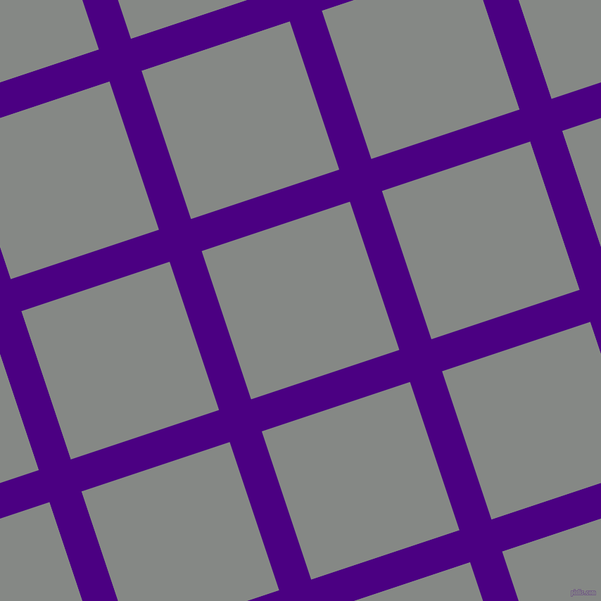 18/108 degree angle diagonal checkered chequered lines, 48 pixel lines width, 222 pixel square size, Indigo and Stack plaid checkered seamless tileable