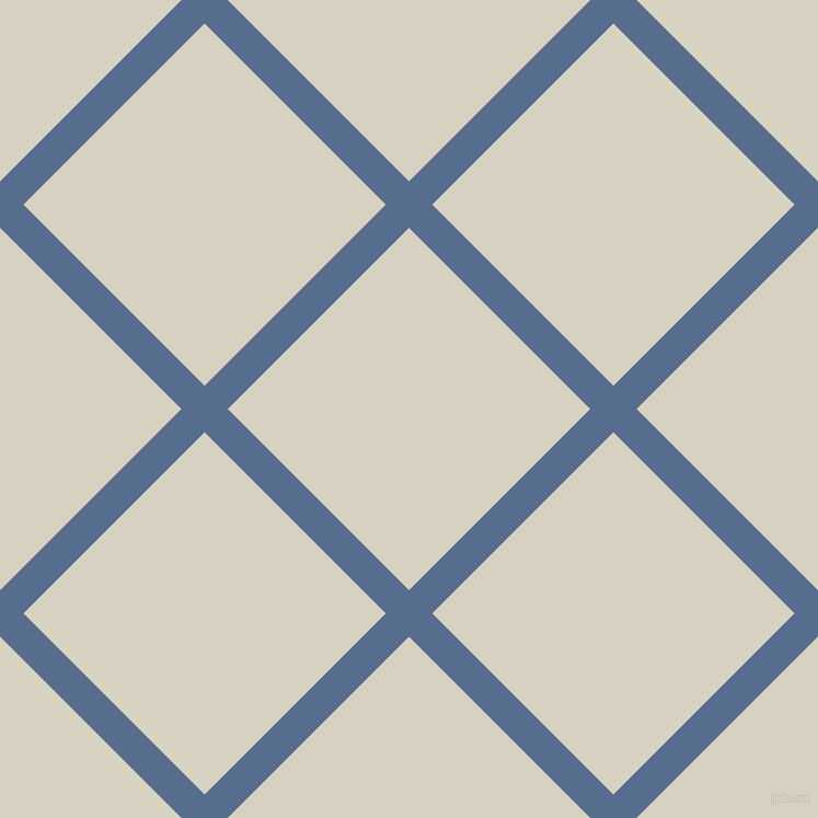 45/135 degree angle diagonal checkered chequered lines, 30 pixel lines width, 234 pixel square size, Kashmir Blue and Ecru White plaid checkered seamless tileable