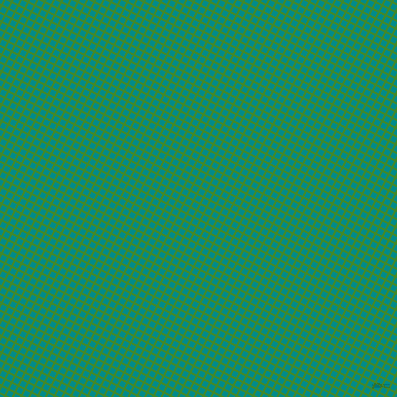 63/153 degree angle diagonal checkered chequered lines, 4 pixel lines width, 11 pixel square size, La Palma and Dark Cyan plaid checkered seamless tileable