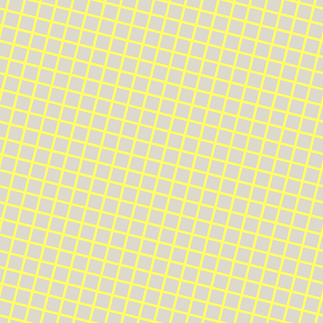 76/166 degree angle diagonal checkered chequered lines, 5 pixel line width, 26 pixel square size, Laser Lemon and Milk White plaid checkered seamless tileable