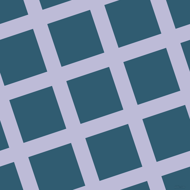 18/108 degree angle diagonal checkered chequered lines, 50 pixel lines width, 150 pixel square size, Lavender Grey and Blumine plaid checkered seamless tileable