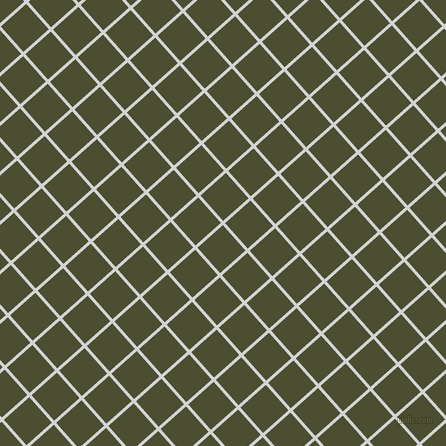42/132 degree angle diagonal checkered chequered lines, 3 pixel line width, 34 pixel square size, Light Grey and Waiouru plaid checkered seamless tileable