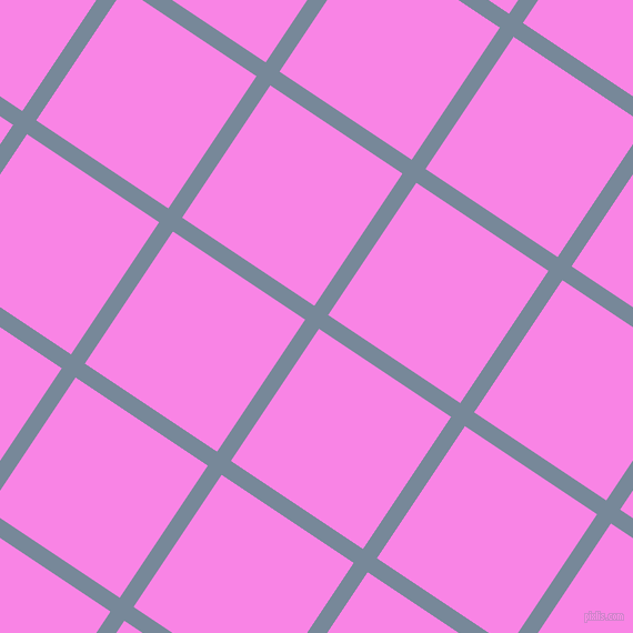 56/146 degree angle diagonal checkered chequered lines, 15 pixel lines width, 143 pixel square size, Light Slate Grey and Pale Magenta plaid checkered seamless tileable