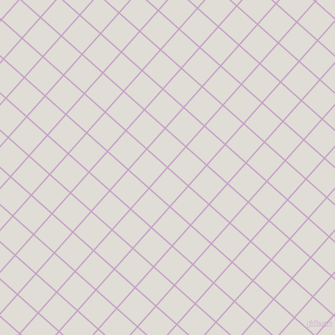 48/138 degree angle diagonal checkered chequered lines, 2 pixel lines width, 38 pixel square size, Lilac and Sea Fog plaid checkered seamless tileable