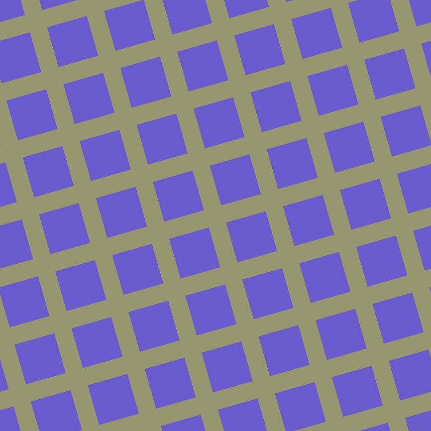 16/106 degree angle diagonal checkered chequered lines, 36 pixel lines width, 83 pixel square size, Malachite Green and Slate Blue plaid checkered seamless tileable