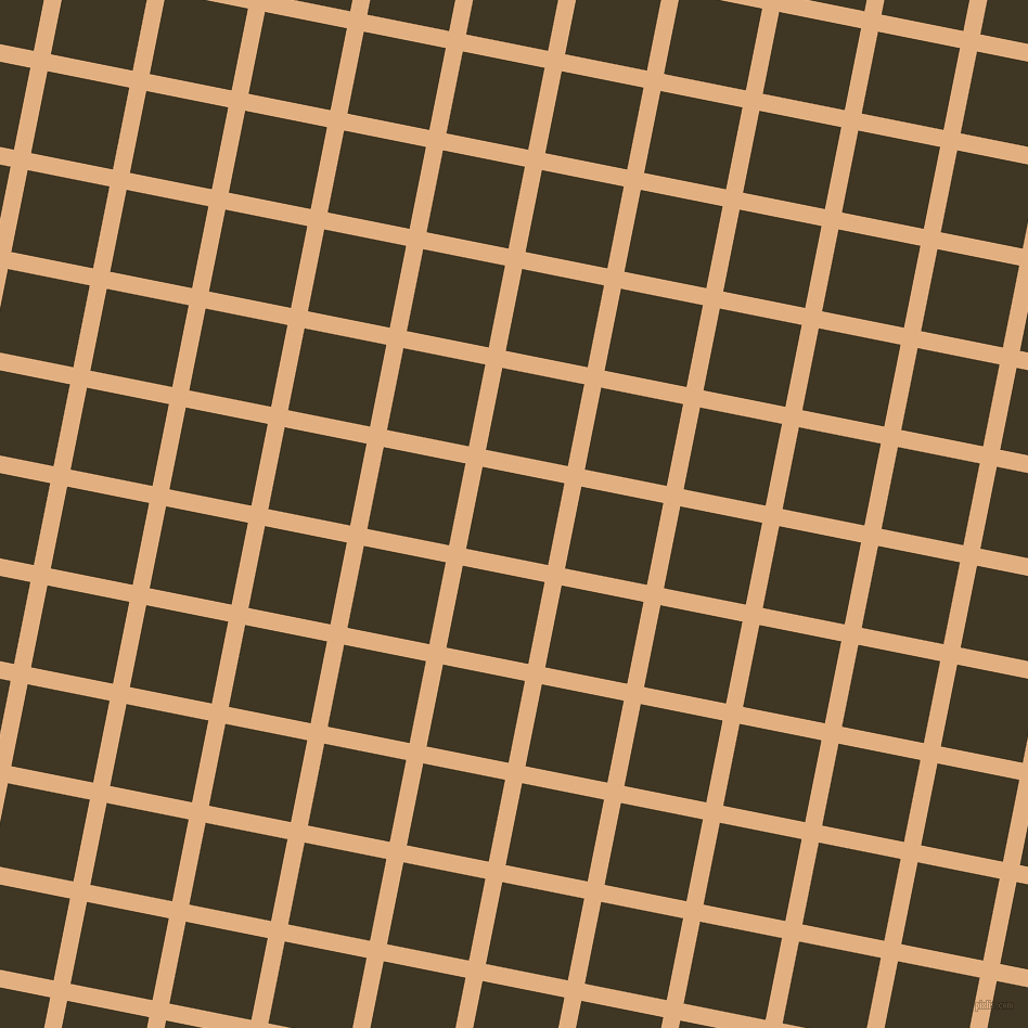 79/169 degree angle diagonal checkered chequered lines, 16 pixel line width, 77 pixel square size, Manhattan and Mikado plaid checkered seamless tileable