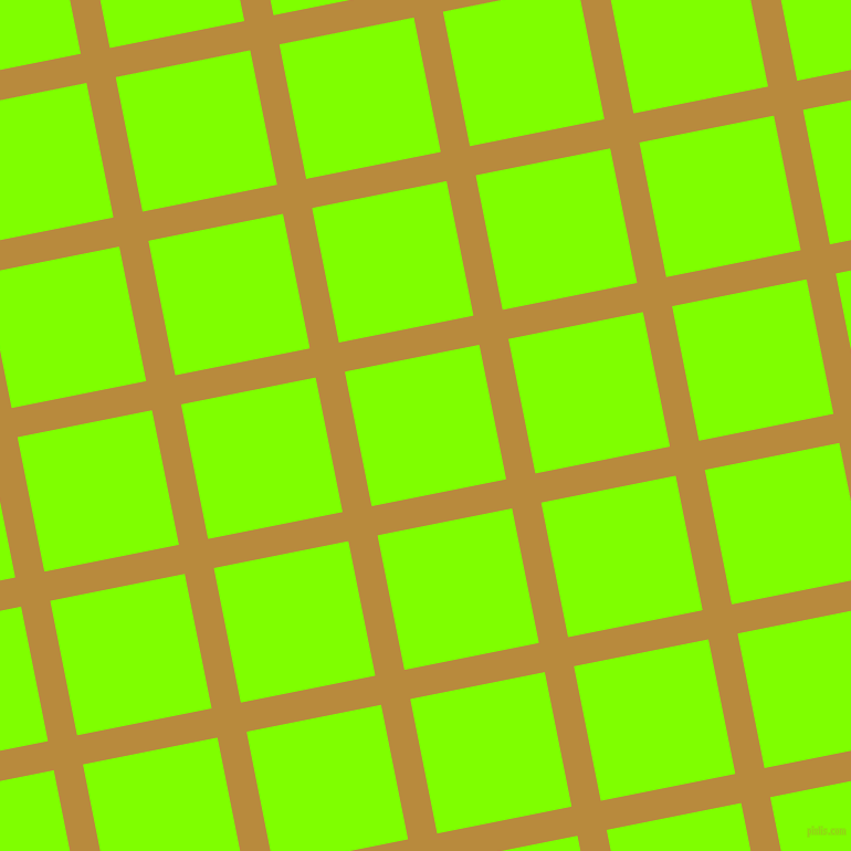 11/101 degree angle diagonal checkered chequered lines, 27 pixel line width, 124 pixel square size, Marigold and Chartreuse plaid checkered seamless tileable