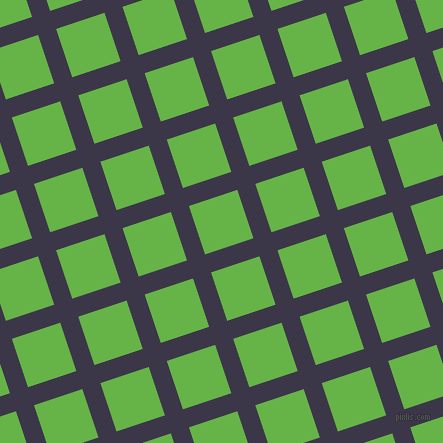 18/108 degree angle diagonal checkered chequered lines, 19 pixel line width, 51 pixel square size, Martinique and Apple plaid checkered seamless tileable