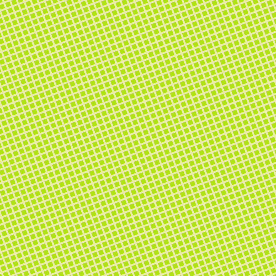 21/111 degree angle diagonal checkered chequered lines, 6 pixel line width, 15 pixel square size, Medium Goldenrod and Inch Worm plaid checkered seamless tileable