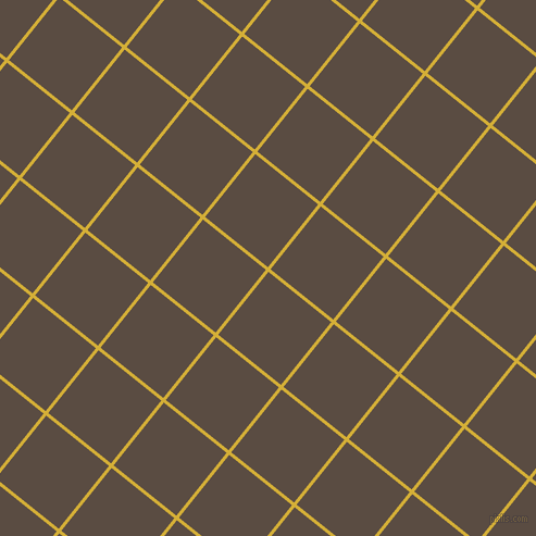 51/141 degree angle diagonal checkered chequered lines, 3 pixel lines width, 74 pixel square size, Metallic Gold and Cork plaid checkered seamless tileable