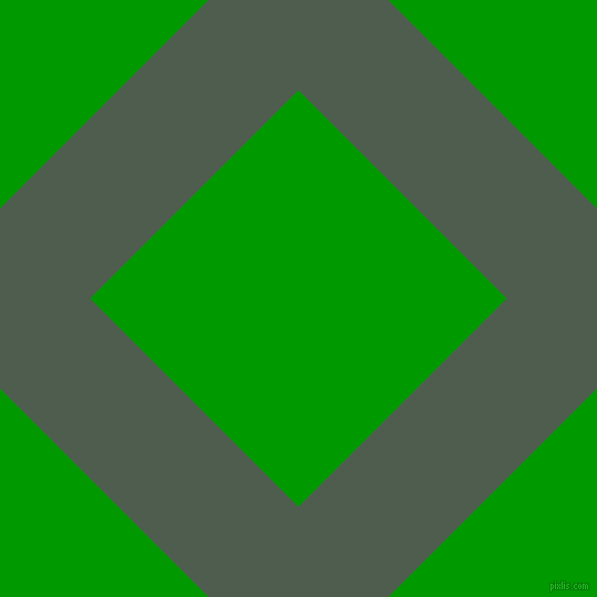 45/135 degree angle diagonal checkered chequered lines, 115 pixel line width, 266 pixel square size, Nandor and Islamic Green plaid checkered seamless tileable