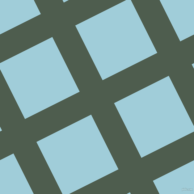 27/117 degree angle diagonal checkered chequered lines, 83 pixel lines width, 198 pixel square size, Nandor and Regent St Blue plaid checkered seamless tileable