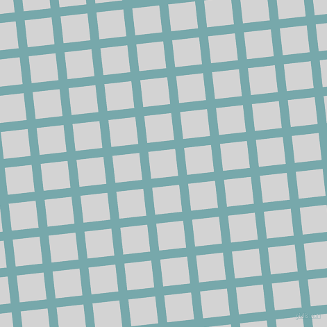 6/96 degree angle diagonal checkered chequered lines, 13 pixel line width, 39 pixel square size, Neptune and Light Grey plaid checkered seamless tileable