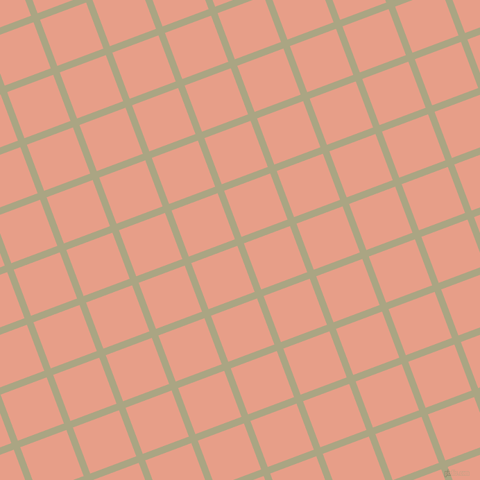 21/111 degree angle diagonal checkered chequered lines, 10 pixel line width, 71 pixel square size, Neutral Green and Tonys Pink plaid checkered seamless tileable